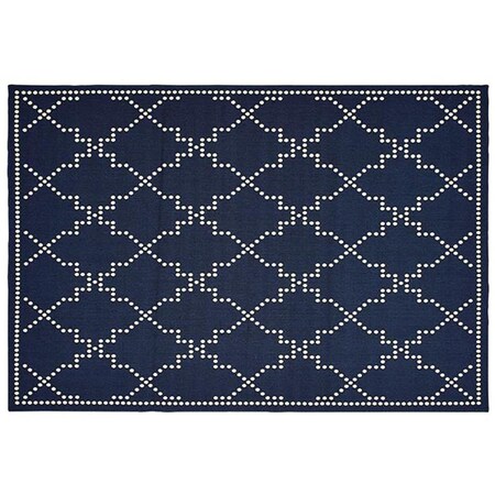 Oriental Weavers Marina Indoor Outdoor Outdoor Geometric Rectangle Area Rug, Navy - 7 Ft. 10 In. X 10 Ft. 10 In. M7765B240330ST